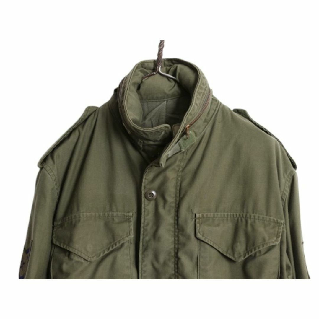 80s ALPHA 社製 81年製 米軍実物 US ARMY M-65 フィールド ジャケット