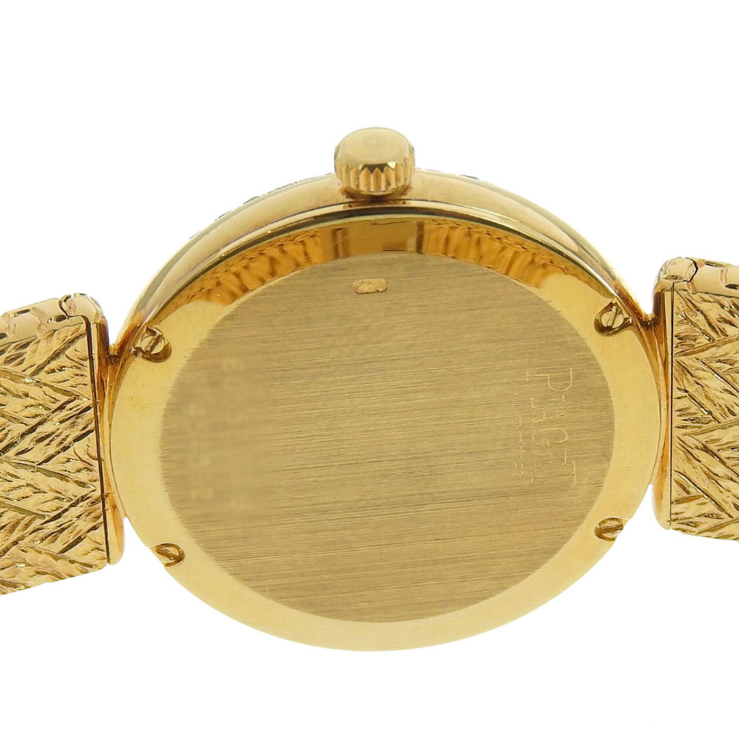 PIAGET - 【本物保証】 超美品 ピアジェ PIAGET 黒文字盤 文字盤