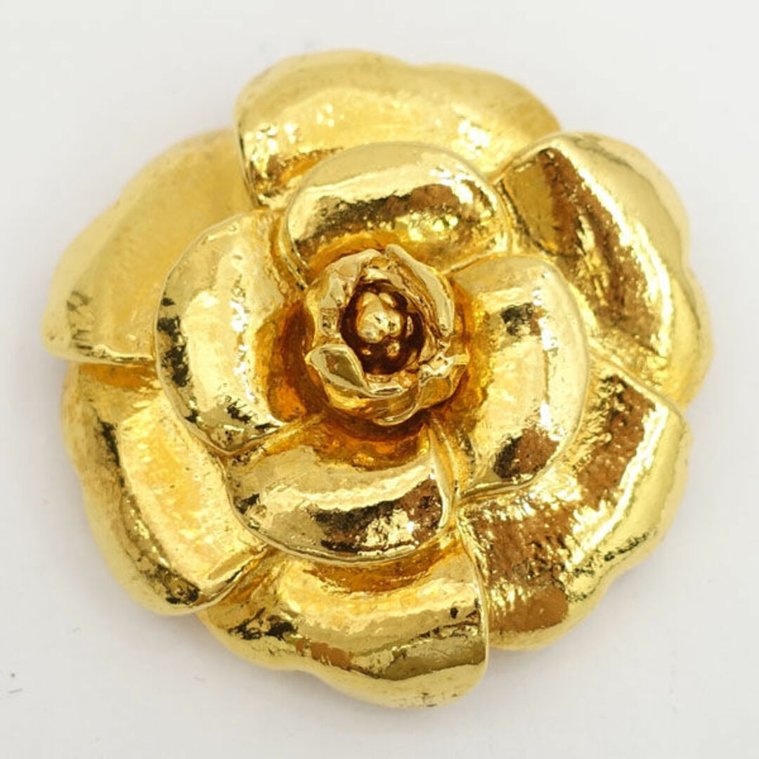 CHANEL - CHANEL / シャネル ◇カメリア ブローチ ゴールド