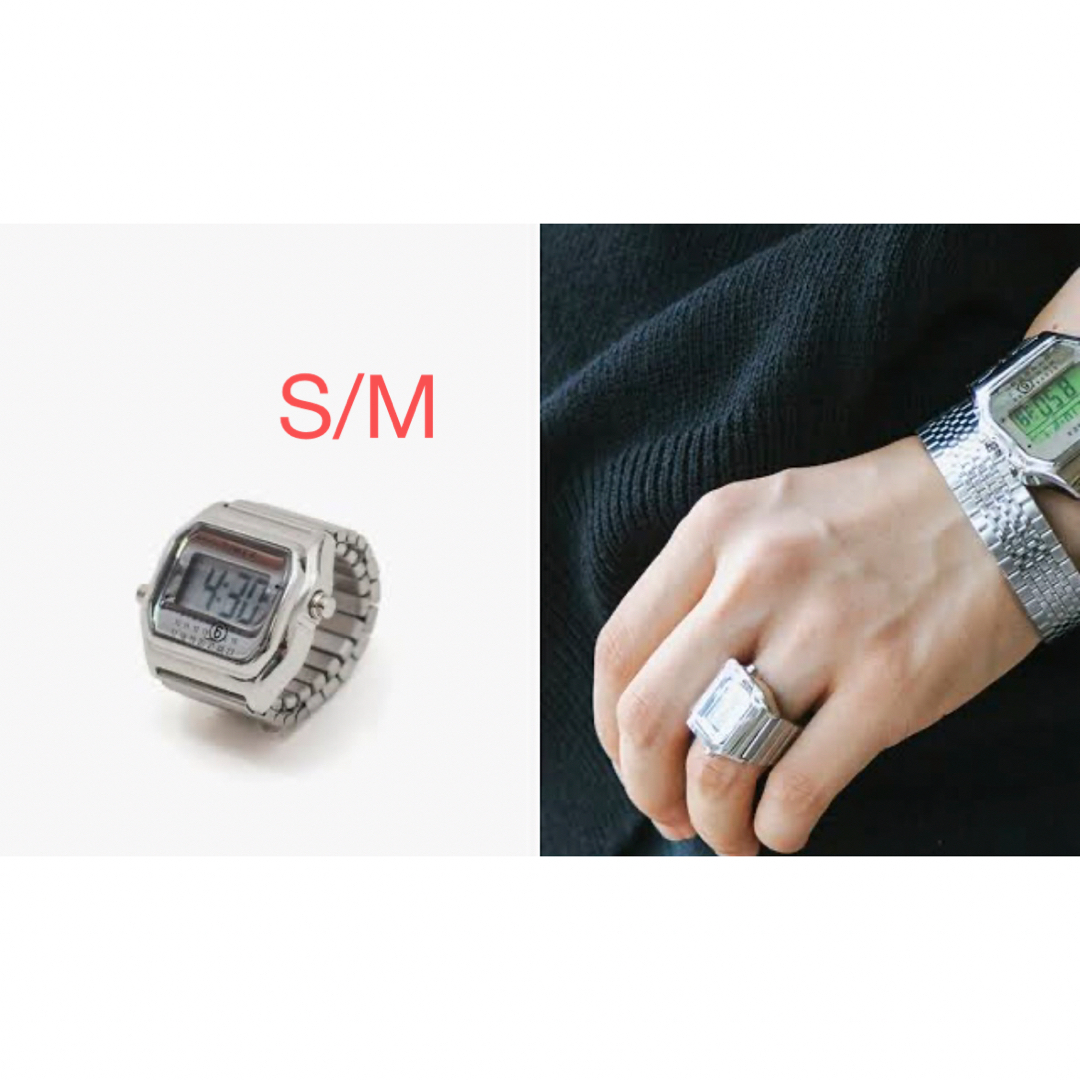 TIMEX - TIMEX x MM6 Ring Watch Silver S/Mの通販 by Marilyn Monroe