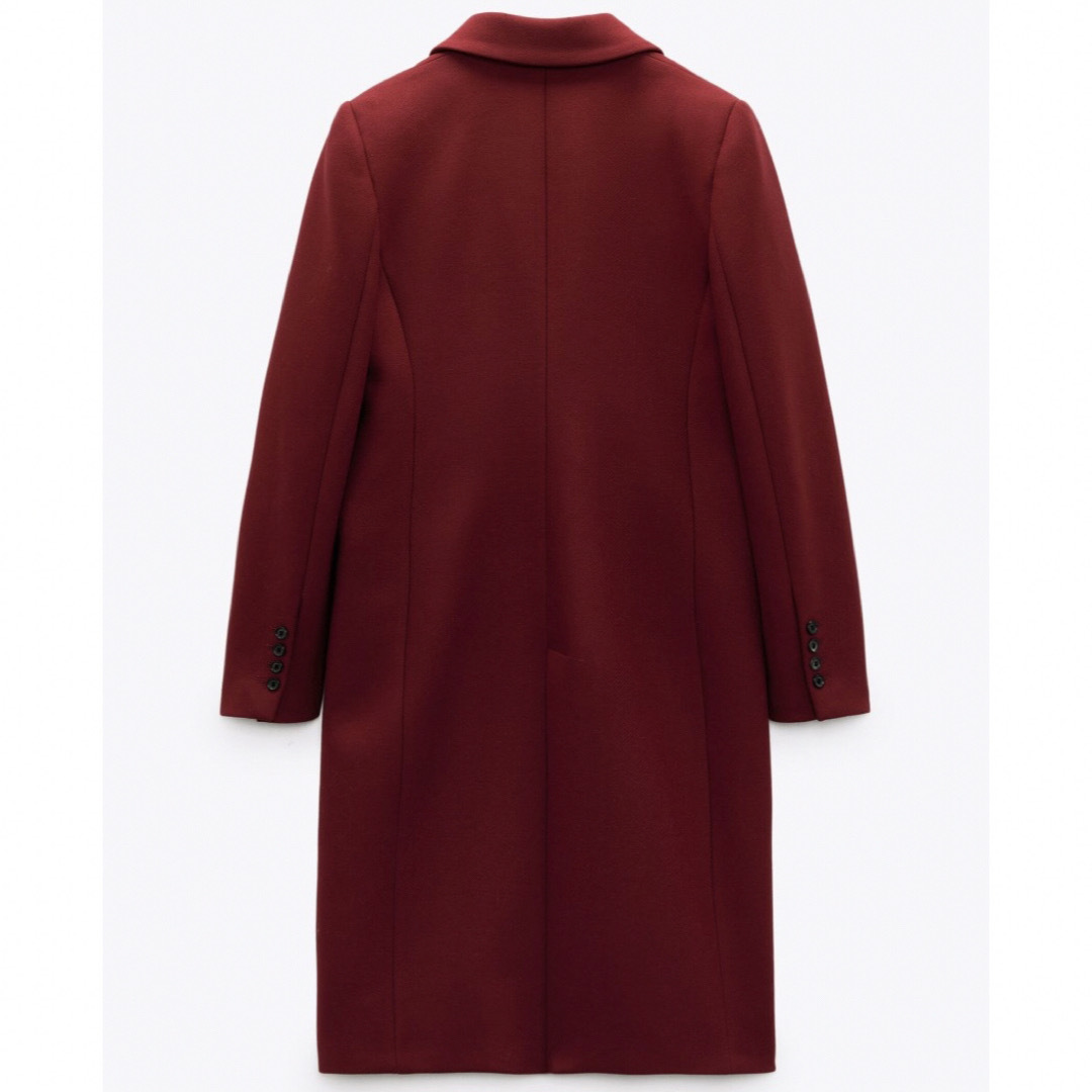 ZARA - 新品 ZARA ウール混紡ダブルブレスト仕様コート Mサイズの通販