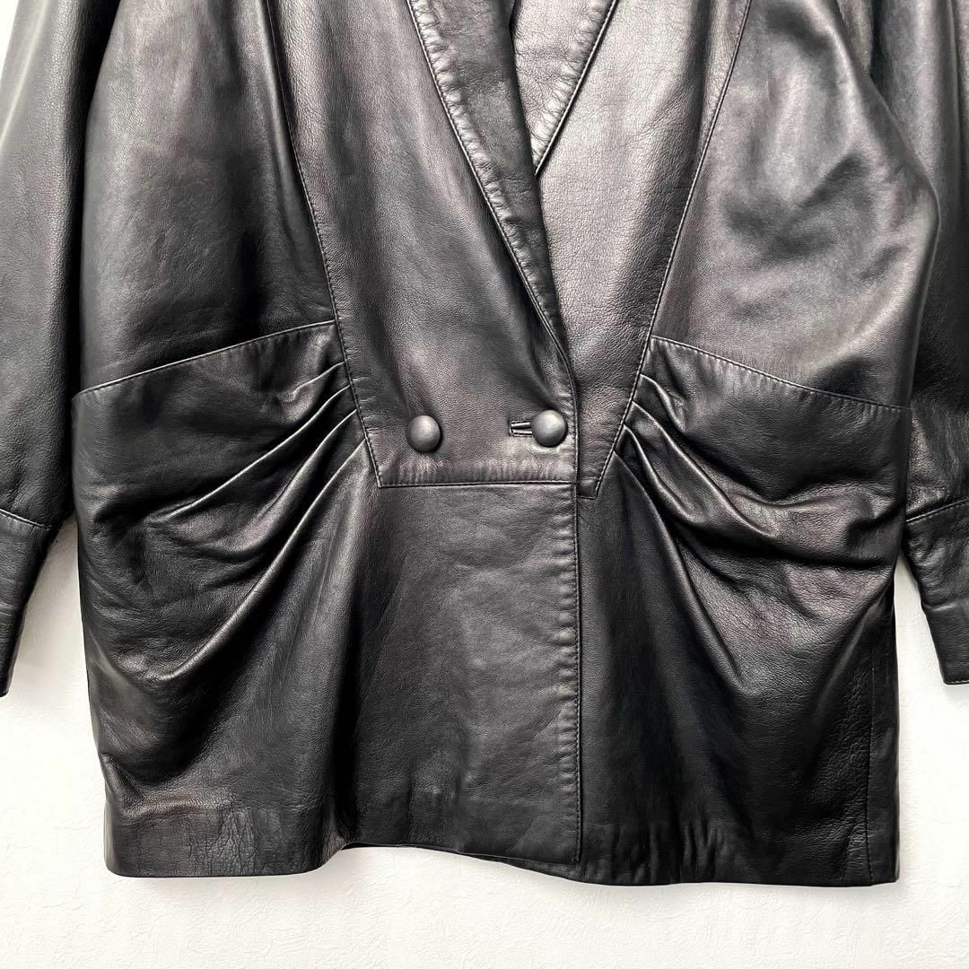 VINTAGE - 90s ヴィンテージ レザージャケット ダブル 本革 裏地