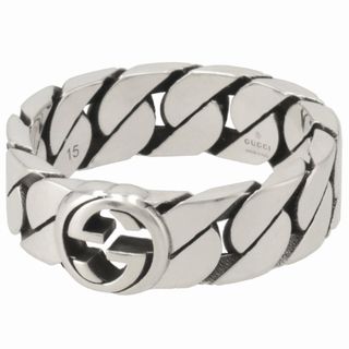 GUCCI - グッチ GUCCI リング インターロッキング ワイド リング 6mm幅