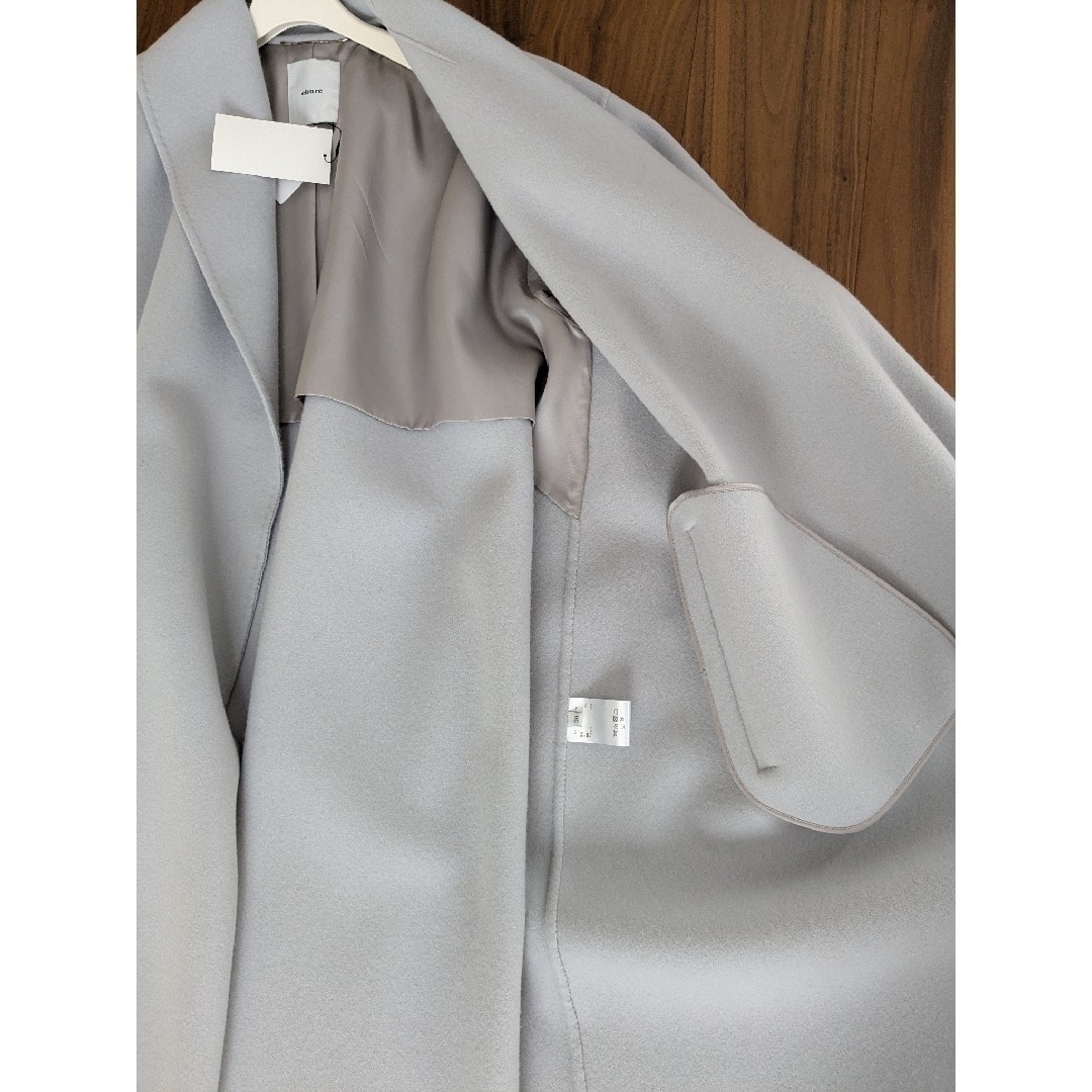 ebure - ebure（エブール）リバーメルトンショールカラーコートの通販