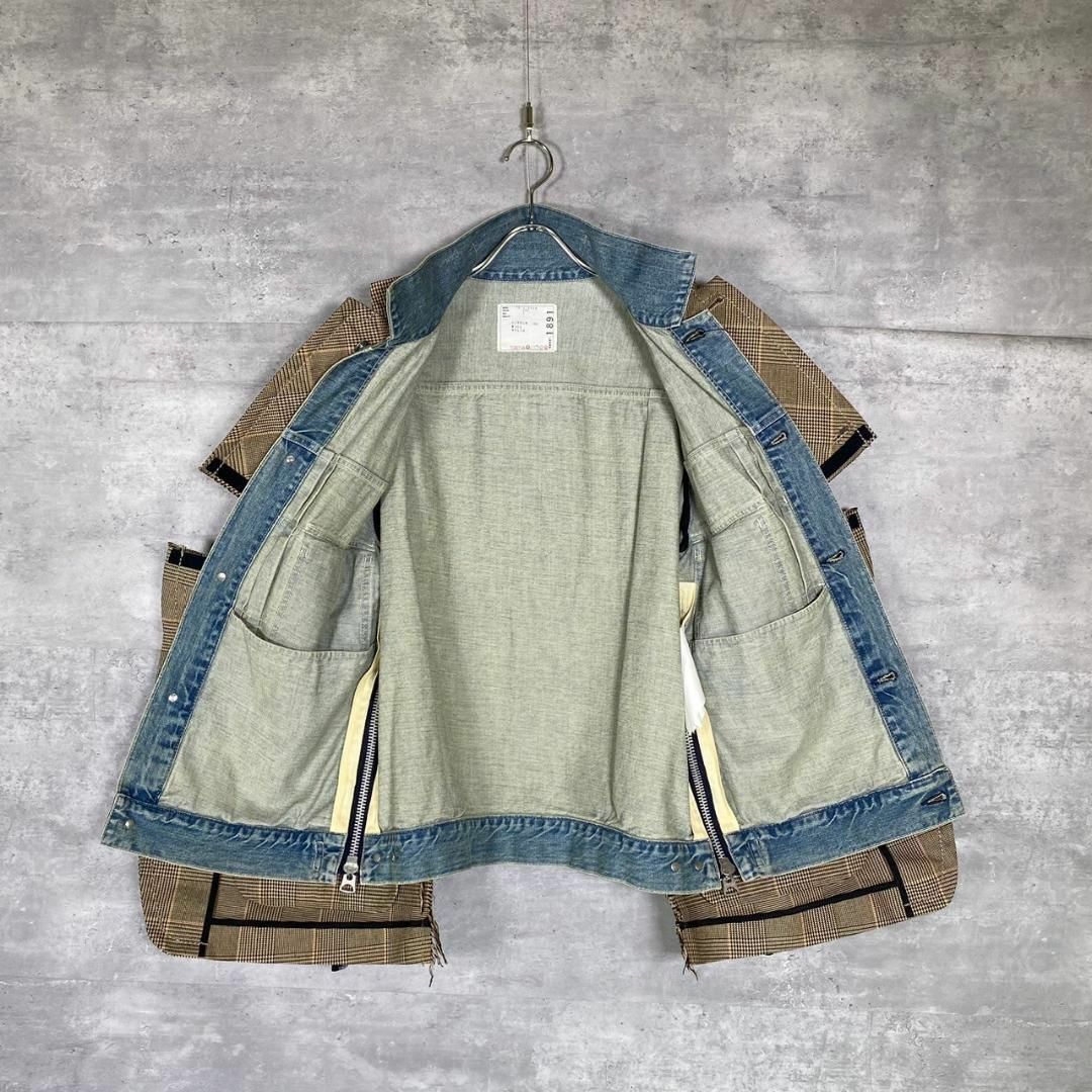 sacai - 『sacai』サカイ (2) テーラード ドッキング デニムジャケット