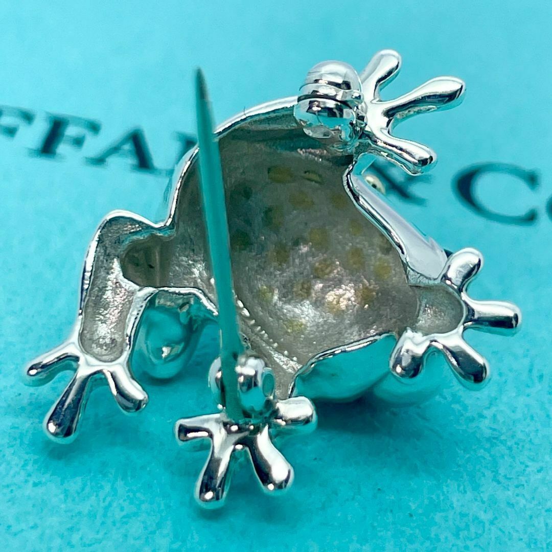 Tiffany & Co. - 希少 ティファニー カエル ブローチ コンビ シルバー