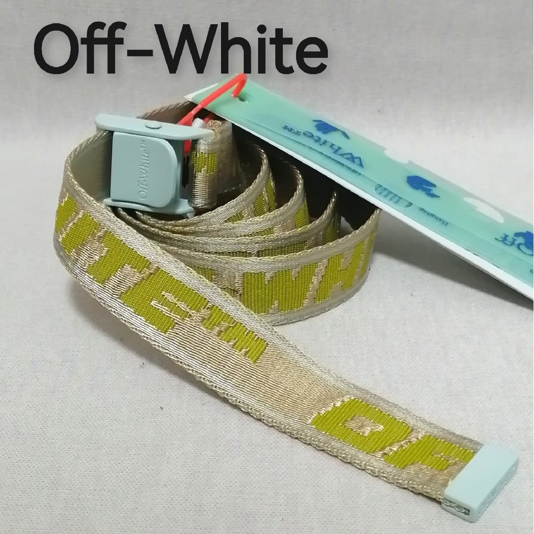 Off-White - ♂♀新品・テープベルト【 Off-White オフホワイト