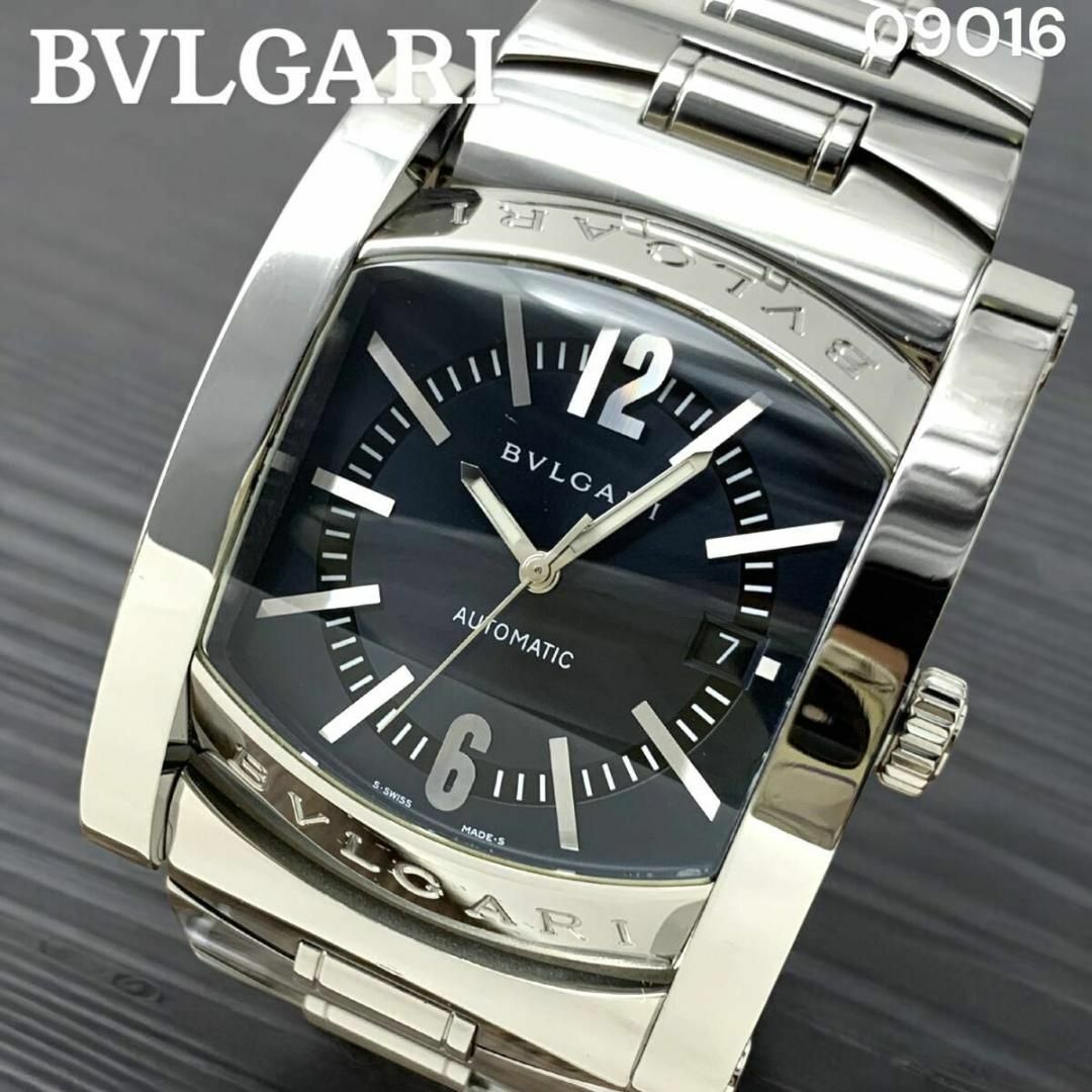 BVLGARI - 正規品 BVLGARI/ブルガリ アショーマ ブラック AT メンズ