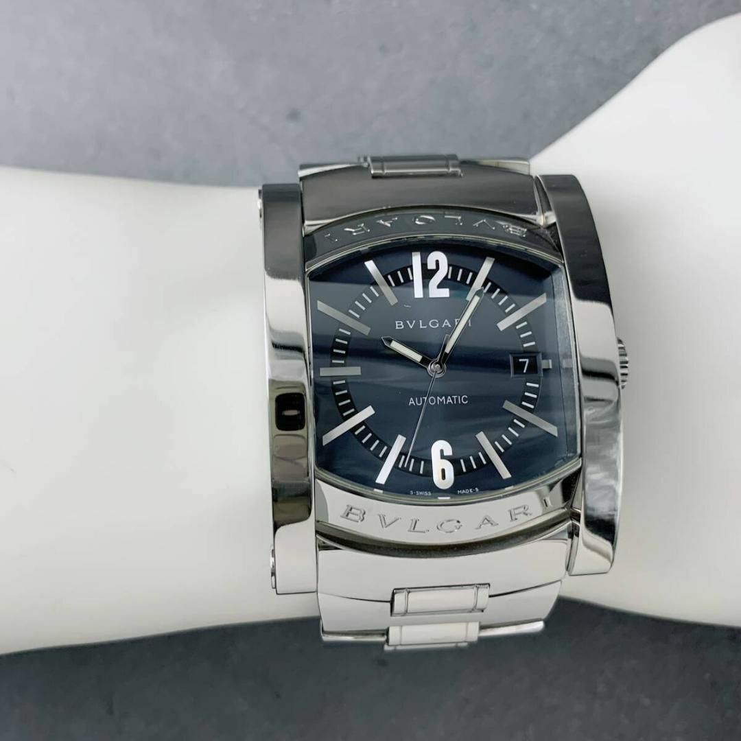 BVLGARI - 正規品 BVLGARI/ブルガリ アショーマ ブラック AT メンズ