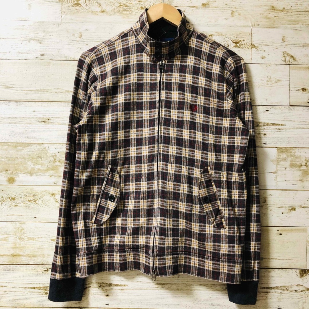 FRED PERRY - フレッドペリー ブルゾン チェック柄 Mサイズの通販 by