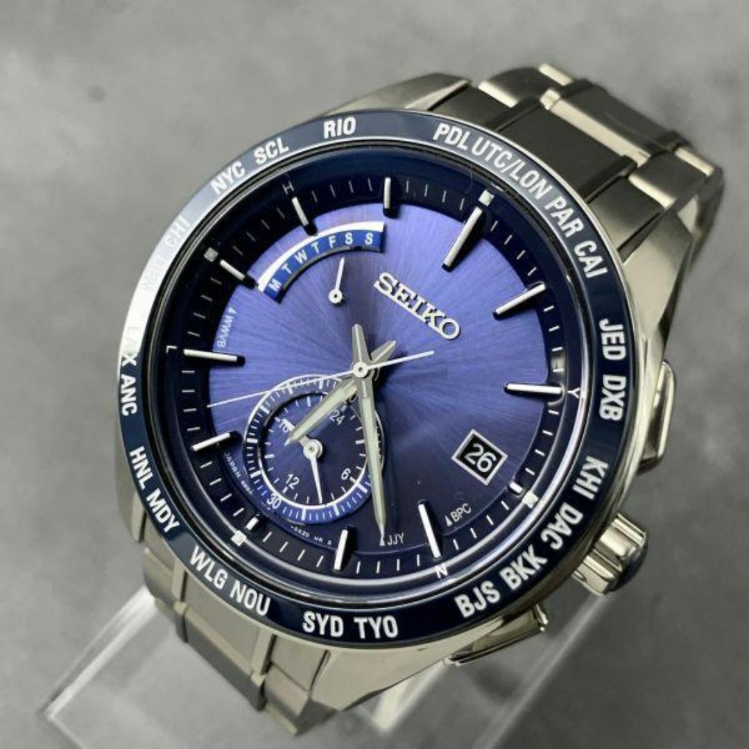 SEIKO - セイコー上級ブライツ「誤差10万年に1秒」電波ソーラー チタン
