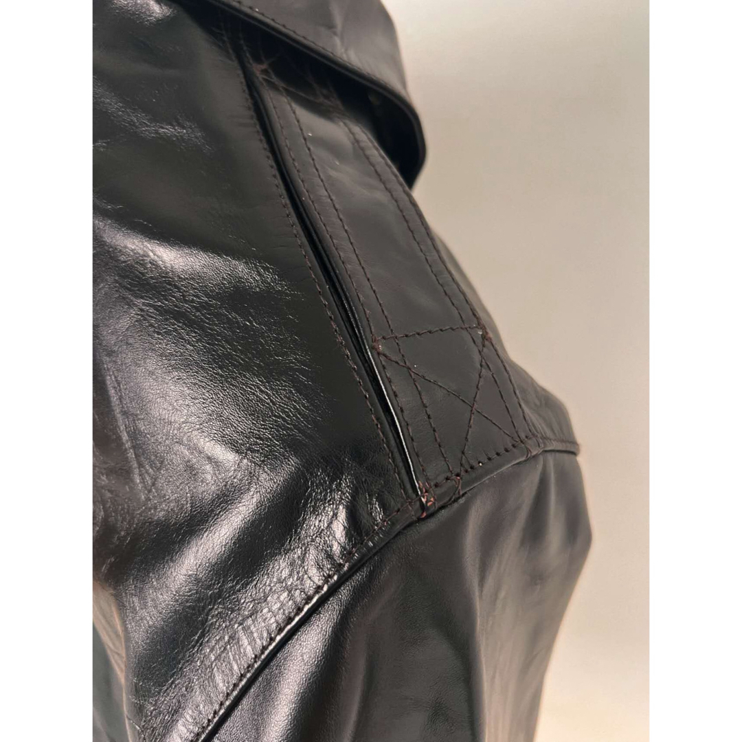 実名復刻 赤リブ A−2 フライトジャケット 馬革 Lの通販 by jpwtc shop