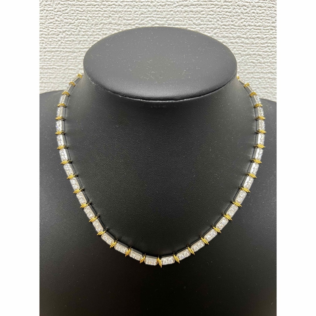 金 41cmCDL 黒 ホワイト 登坂広臣 omi 着用モデル ダイヤ テニス