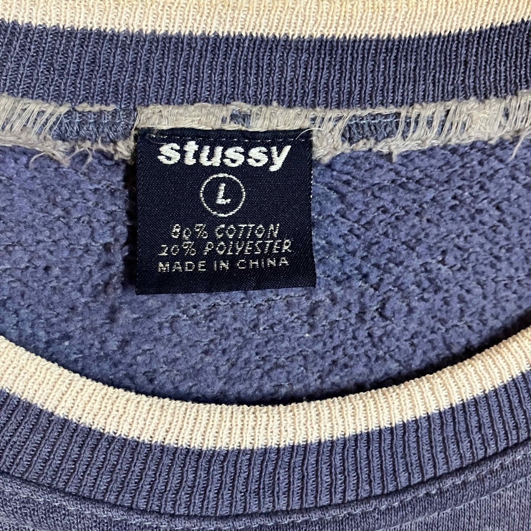 Stussy old stussy 紺タグ スウェット Lサイズ 90s Old Stussy