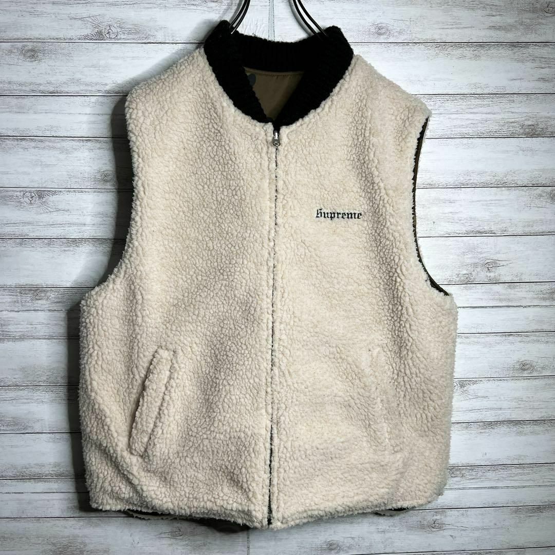 Supreme - 【入手困難!!】シュプリーム ✈︎リバーシブル 迷彩 刺繍