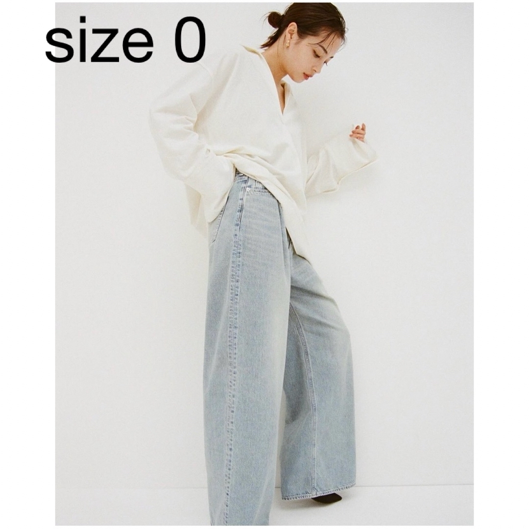 CLANE - CLANE 広瀬すず デニム TUCK WIDE DENIM PANTSの通販 by