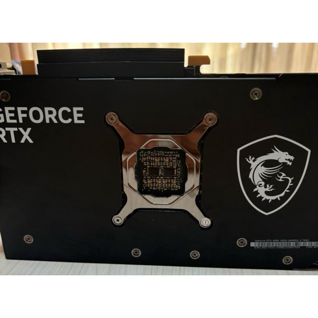 ジャンク品」MSI GeForce RTX 4080 16GB GDDR6Xの通販 by しらす｜ラクマ
