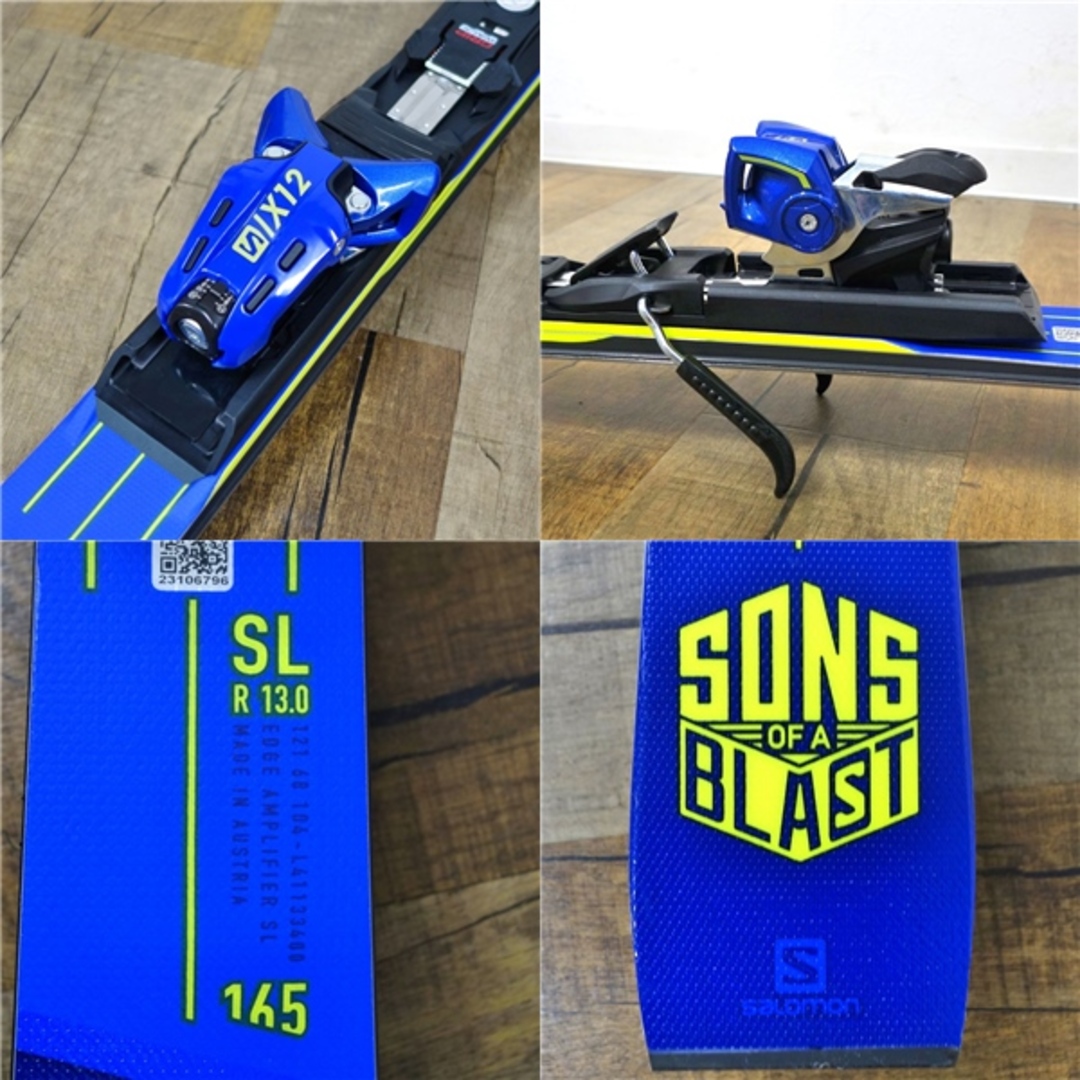 サロモン SALOMON S/Race RUSH SL 165cm ビンディング X12 SLレース