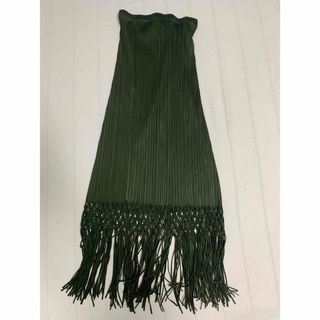PLEATS PLEASE ISSEY MIYAKE（ロングスカート ・ グリーン・カーキ
