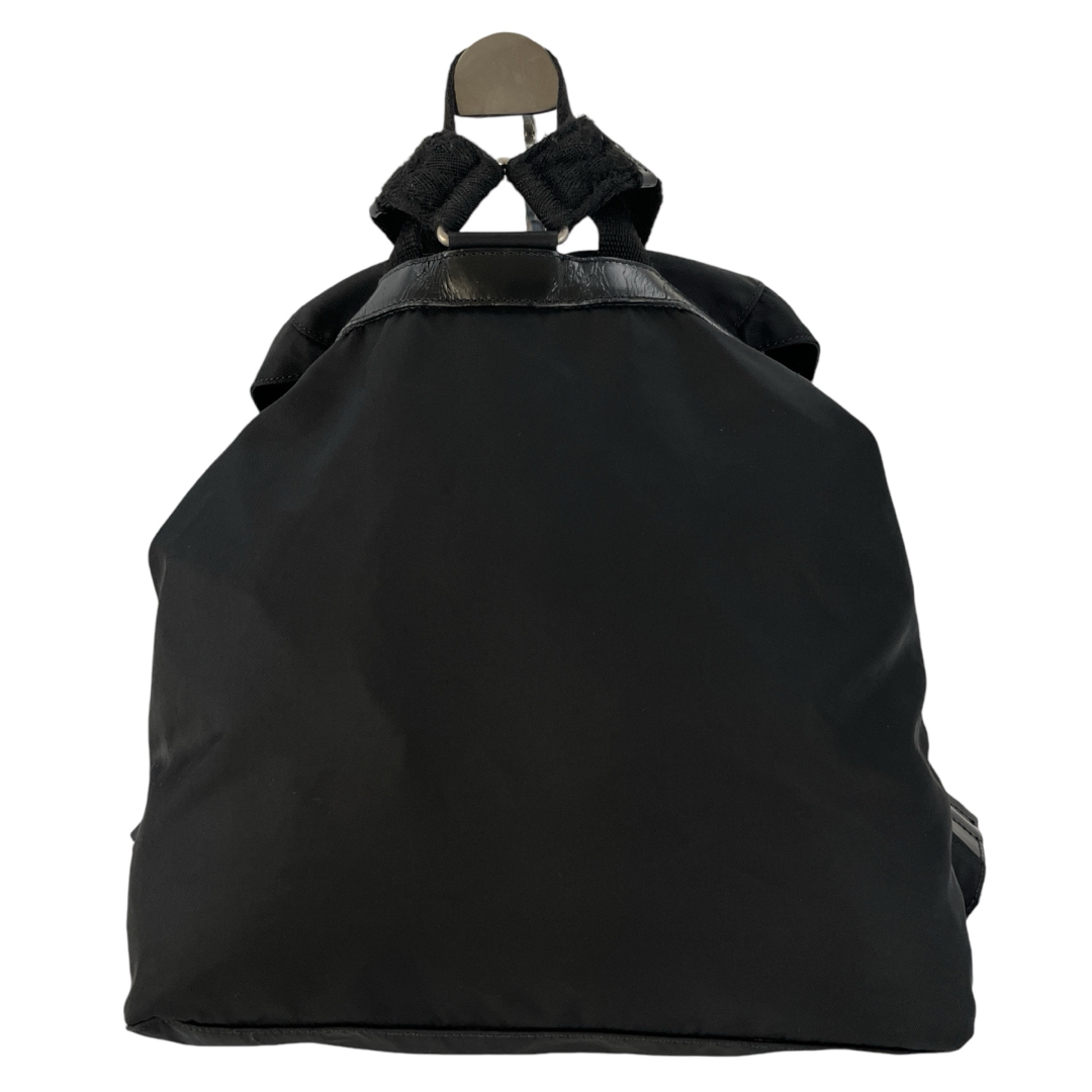 PRADA - PRADA プラダ リュック 三角ロゴ バックパック 巾着 黒