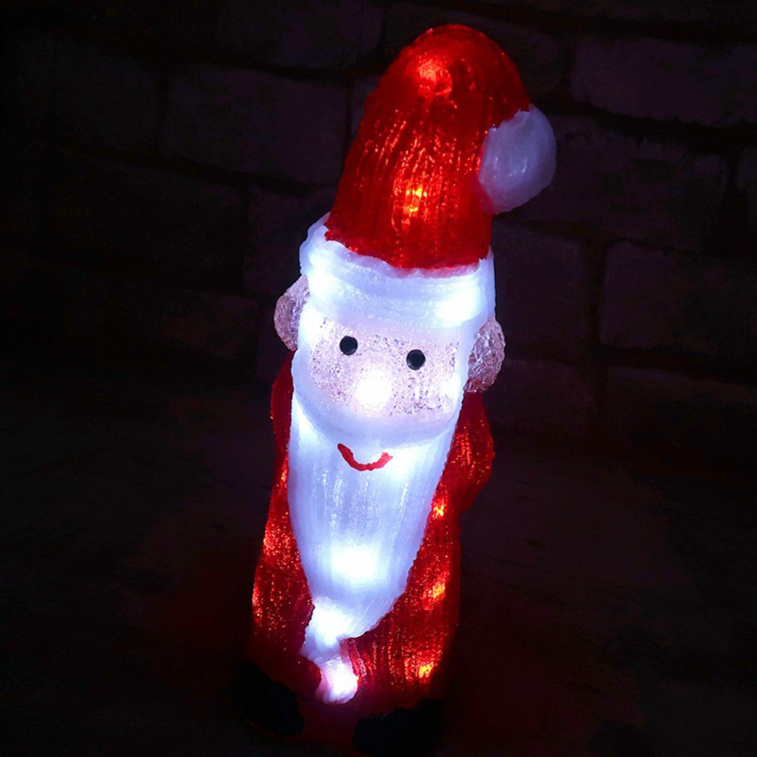 ◇アンティーク サンタクロース 置物 イルミネーション ブローライト