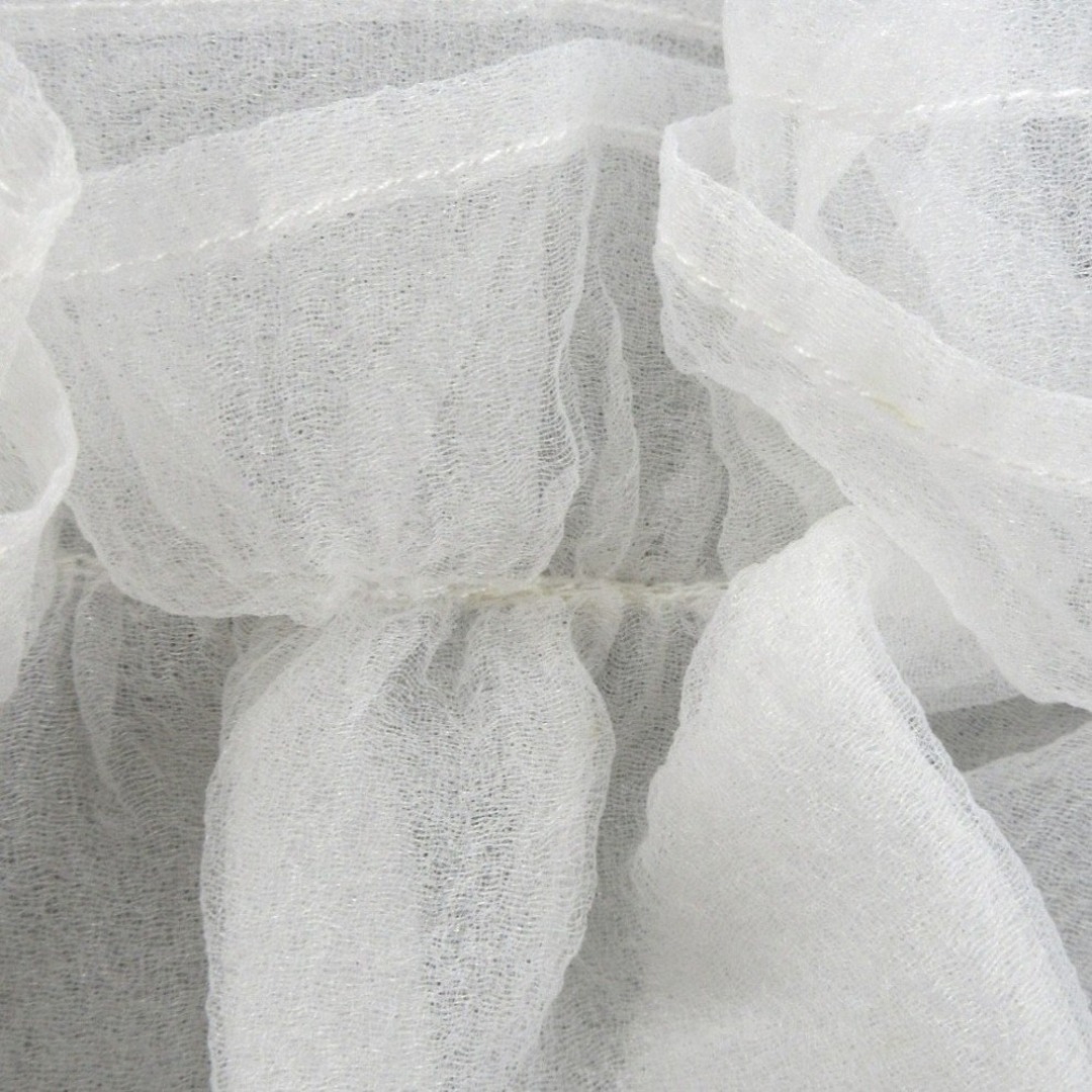 美品 Bibiy ビビィ ANNA PUFF TOP レースレイヤード スウェット