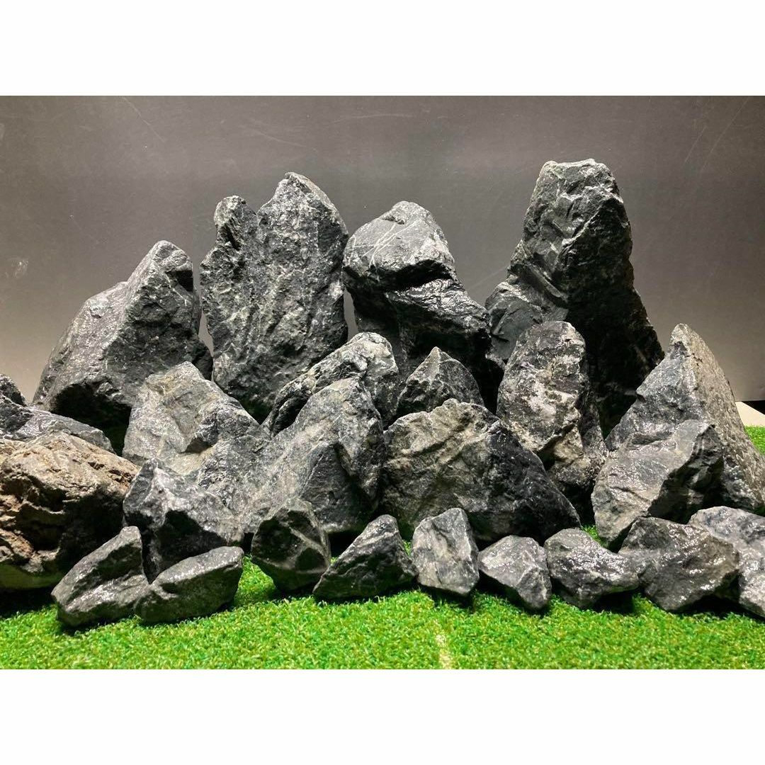 1[新品 親石付]清流石20キロ☆水槽 レイアウト 青龍石 龍王石 石組 万