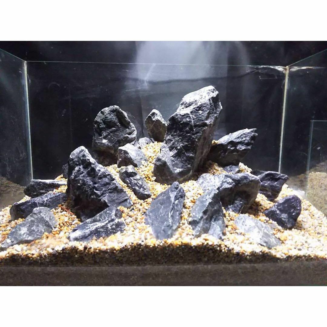 1[新品 親石付]清流石20キロ☆水槽 レイアウト 青龍石 龍王石 石組 万