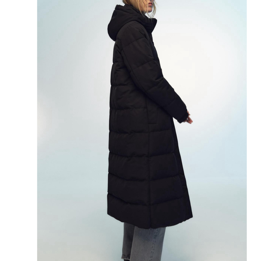 ZARA - ウォーター&ウィンドプロテクション フード ロング ダウン