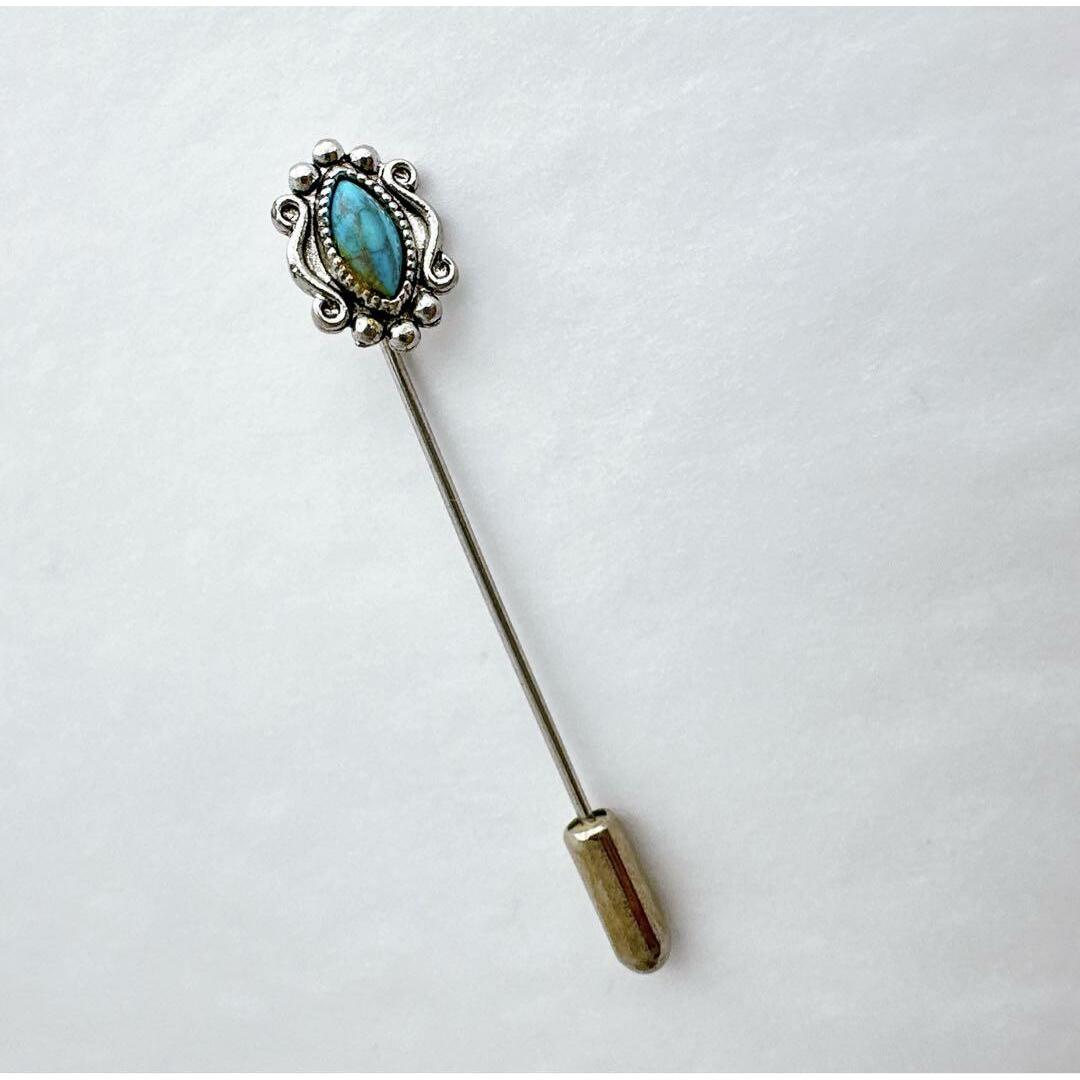 INDIAN JEWELRY - 【J590】ヴィンテージ ナバホ族 ハットピン