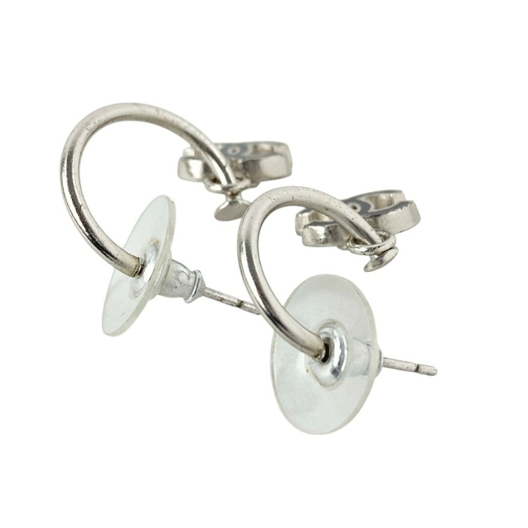 CHANEL - □美品□ シャネル フープ ピアス ココ マーク SS ブラック