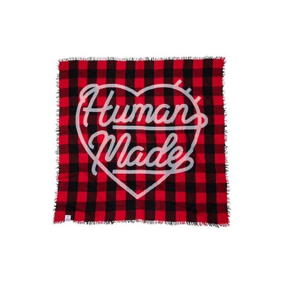 HUMAN MADE - HUMAN MADE ❤️ WOOL STOLE RED ストール マフラーの