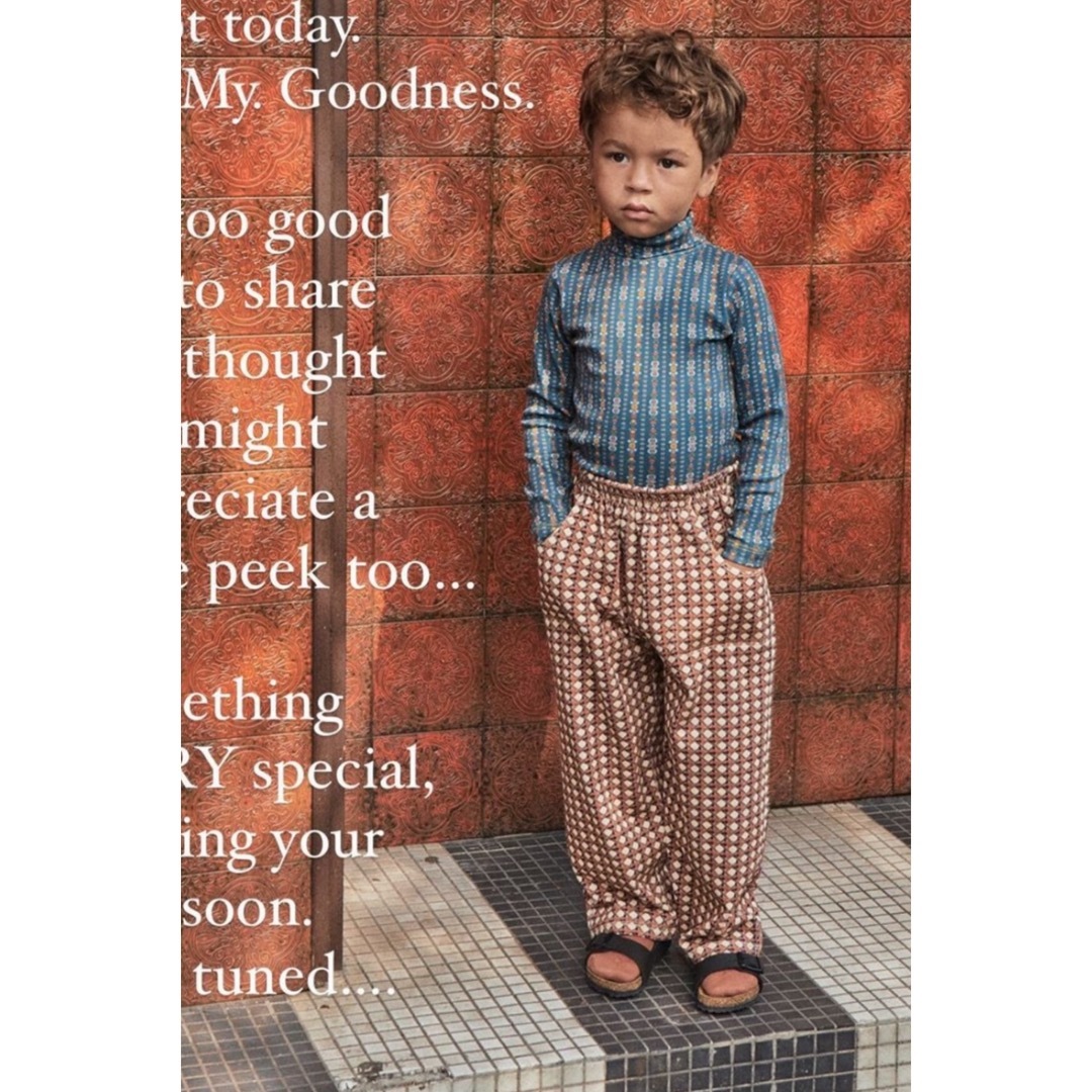 ボトムス・スパッツ misha&puff patchwork apant 3y Misha & Puff】A