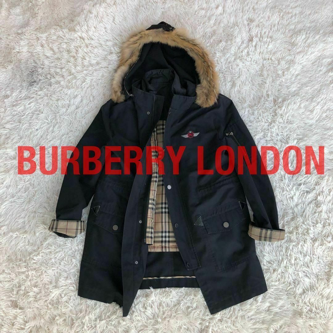 BURBERRY - バーバリーロンドンBURBERRYライナー付きモッズコート