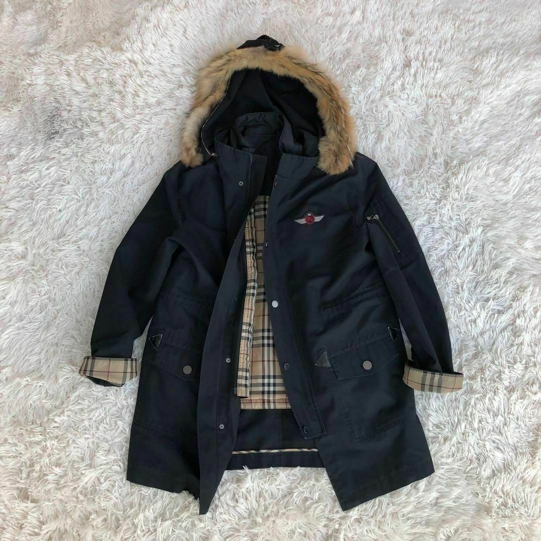 BURBERRY - バーバリーロンドンBURBERRYライナー付きモッズコート