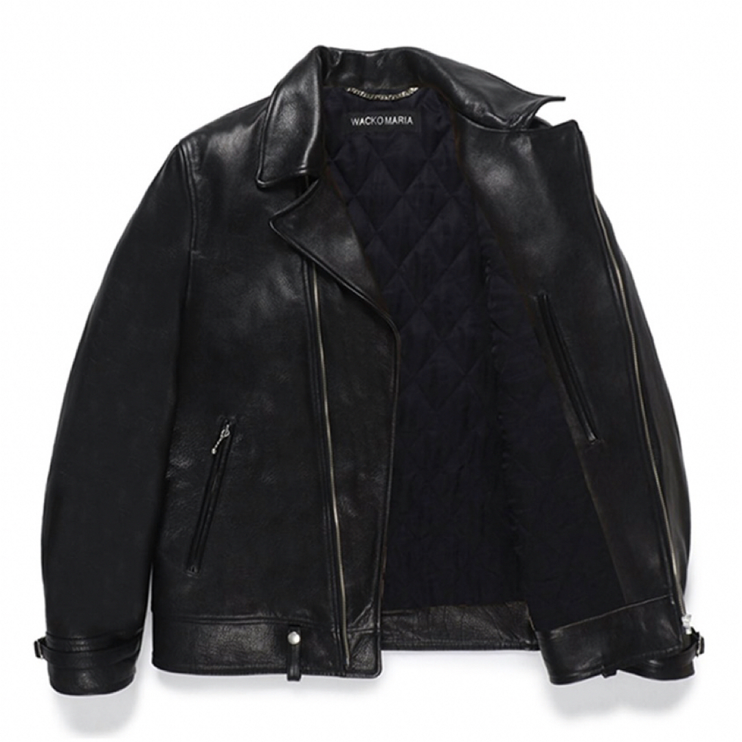 WACKO MARIA - WACKO MARIA レザー ダブルライダースジャケット L