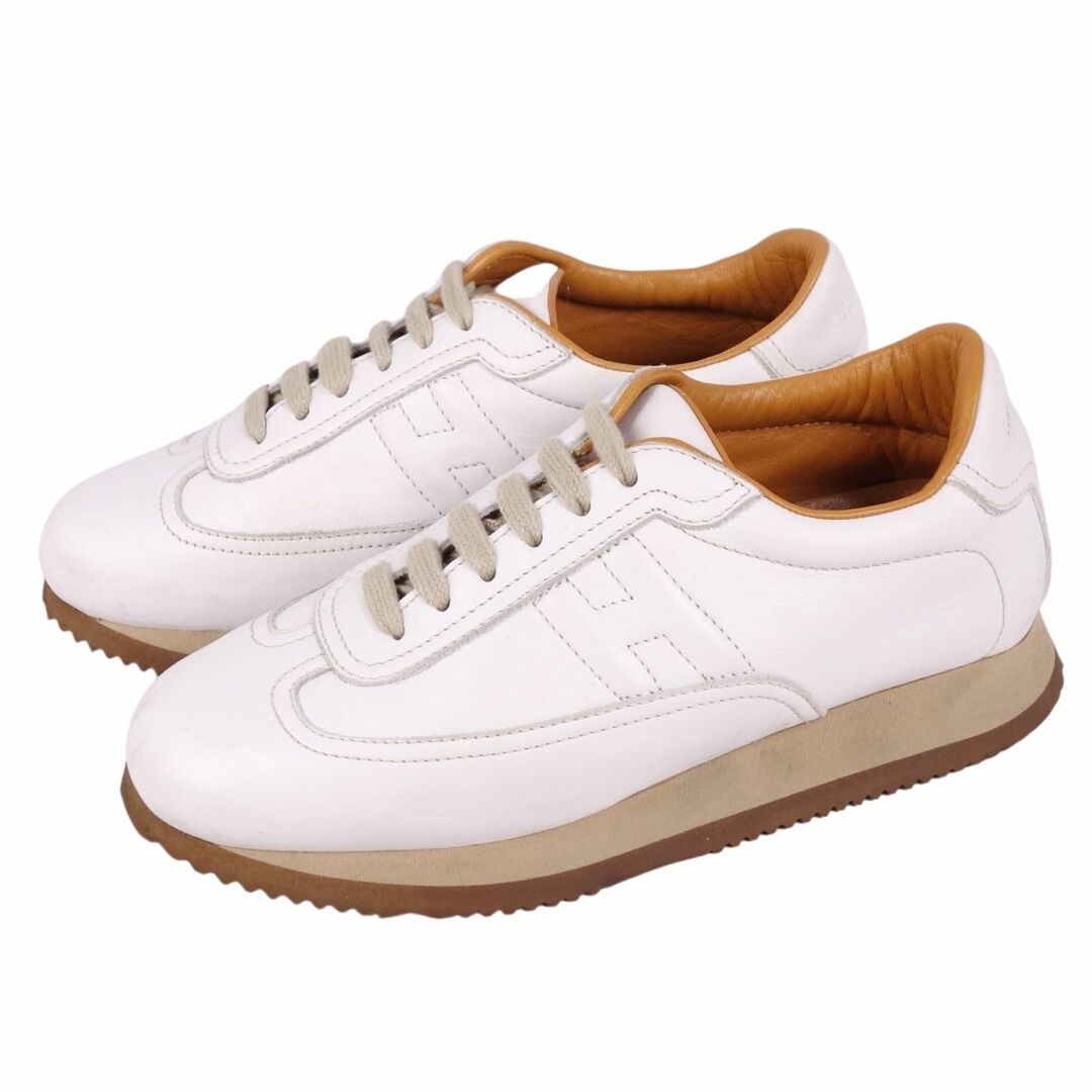 HERMES - エルメス HERMES スニーカー ローカット Hロゴ クイック