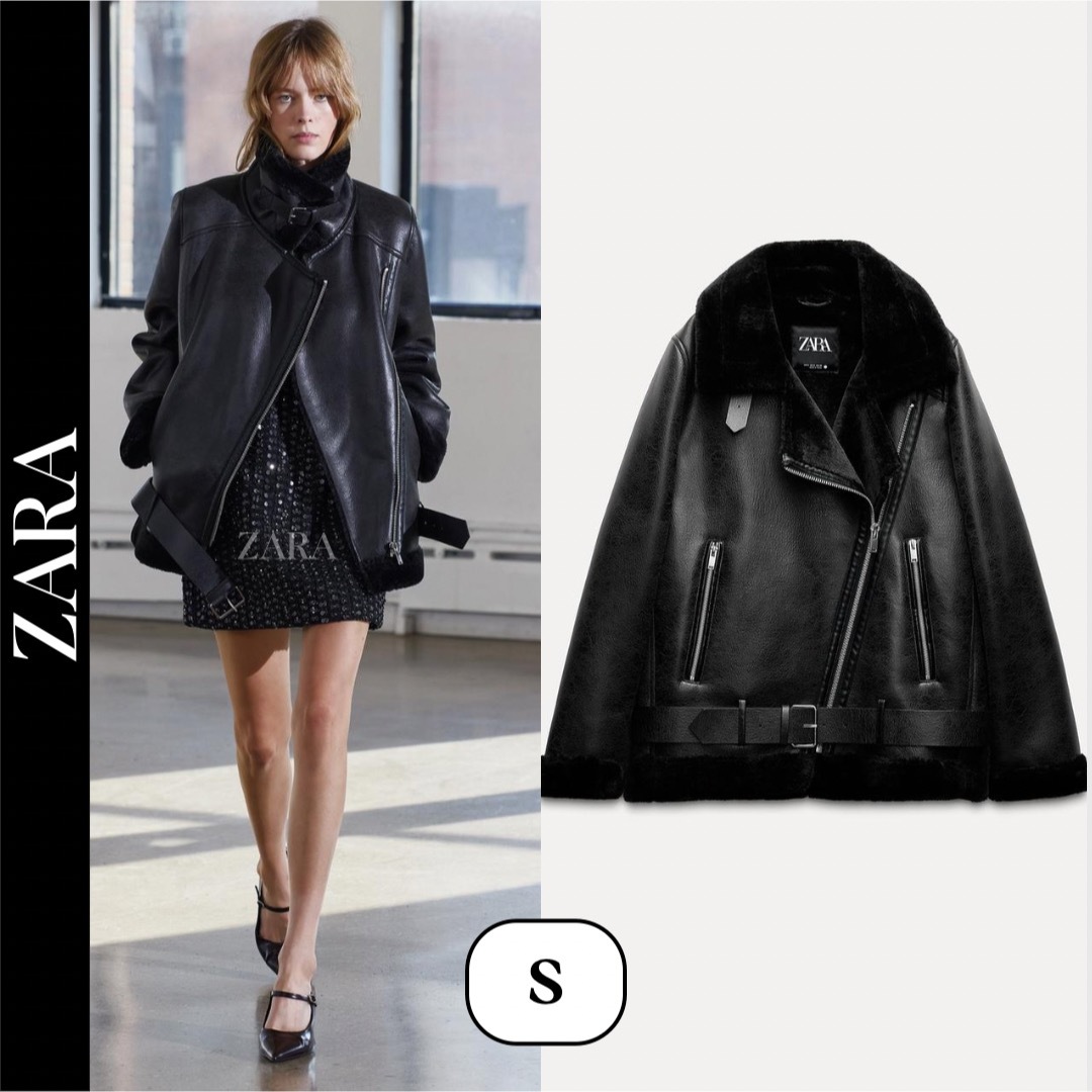 ZARA - ZARA ザラ ダブルフェイスジャケット ZWコレクション Sの通販