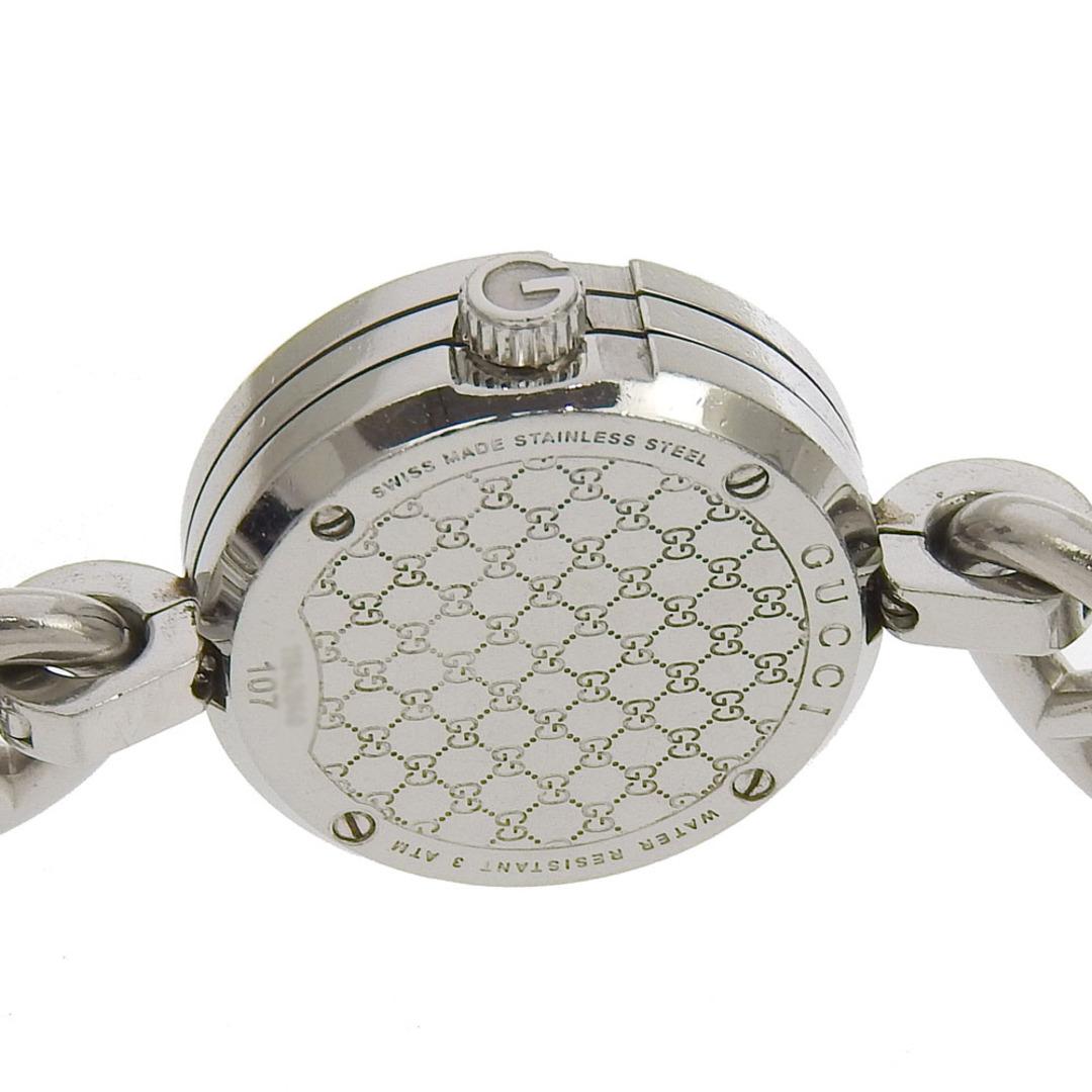 GUCCI - 【本物保証】 グッチ GUCCI Gチャーム ブレスウォッチ 107
