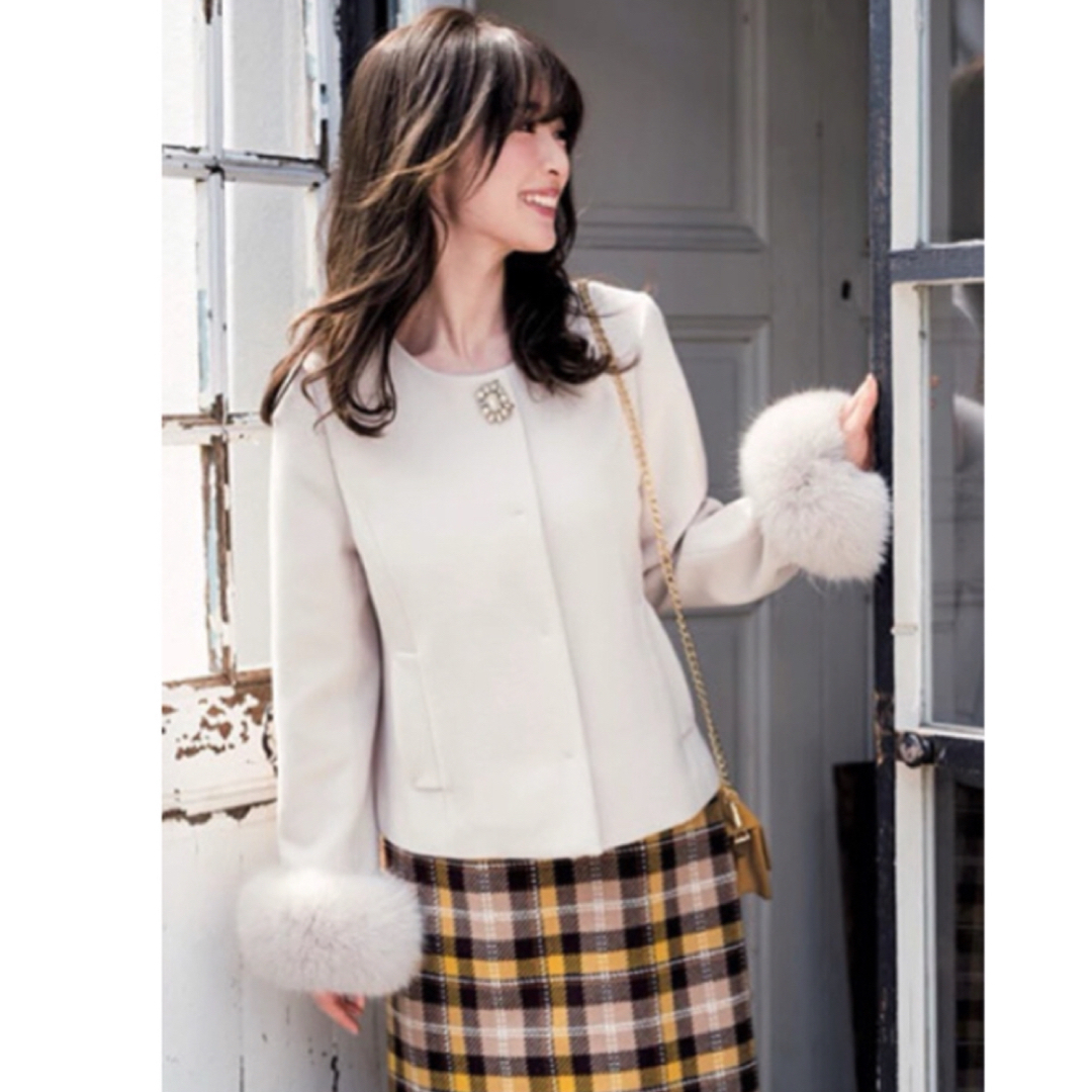 Apuweiser-riche - アプワイザーリッシェ ファー付きショートコート