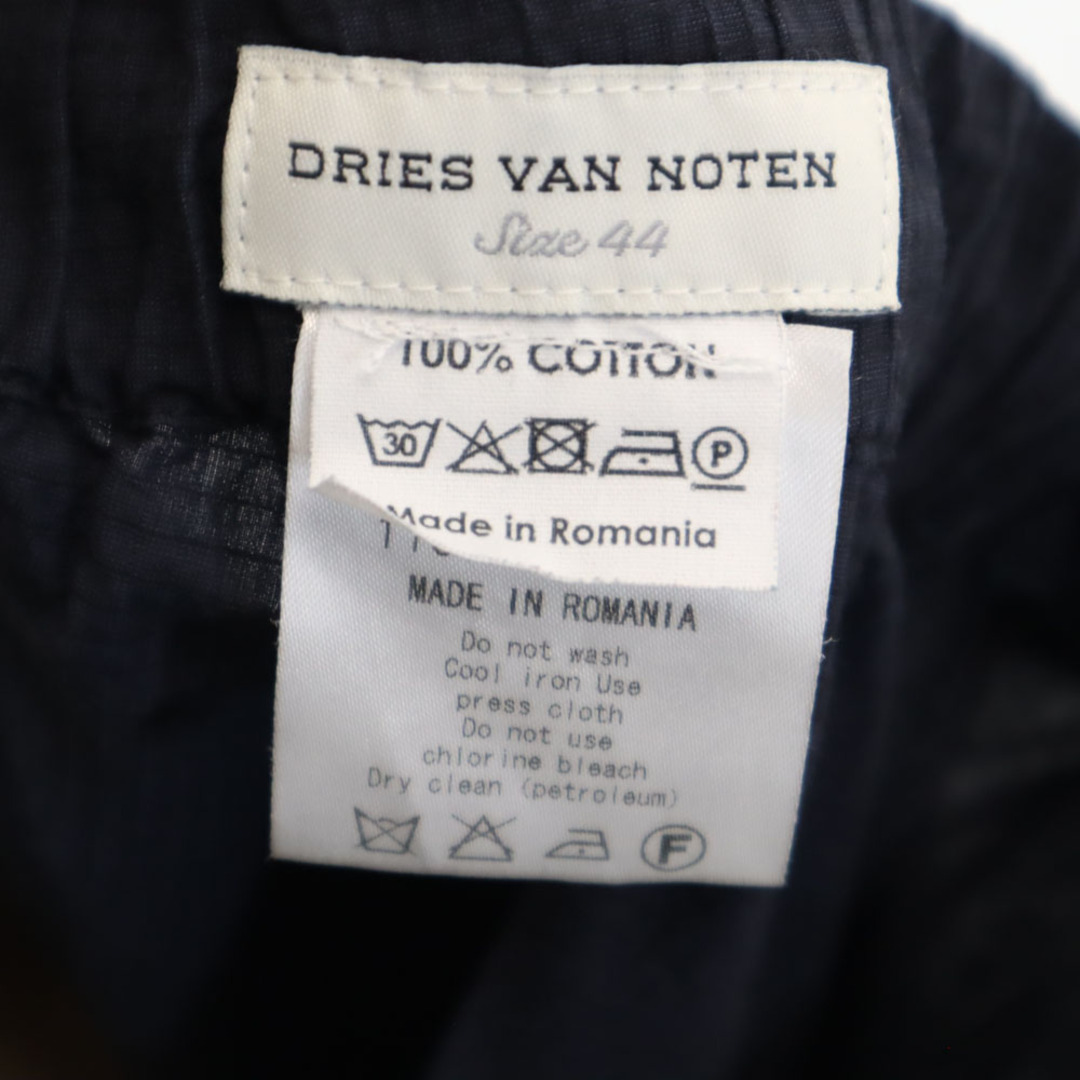 DRIES VAN NOTEN - ドリスヴァンノッテン ロングパンツ 44 ネイビー系