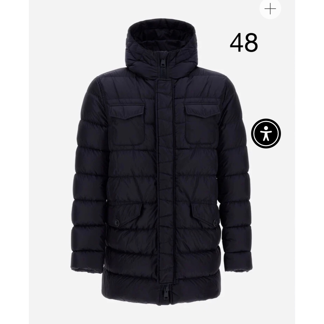 HERNO - 新品 Herno ダウンジャケット 48 ネイビーの通販 by