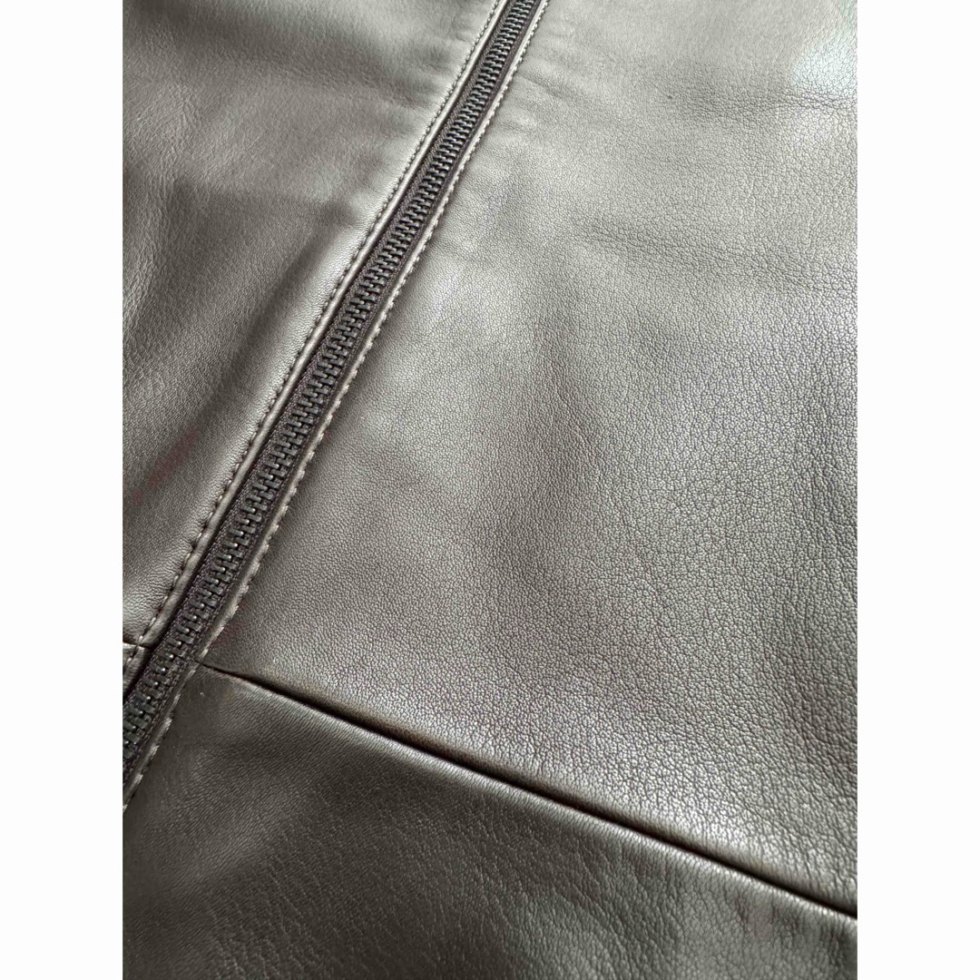 Armani - 『ARMANI / アルマーニ』 レザー ライダース ブルゾン 44