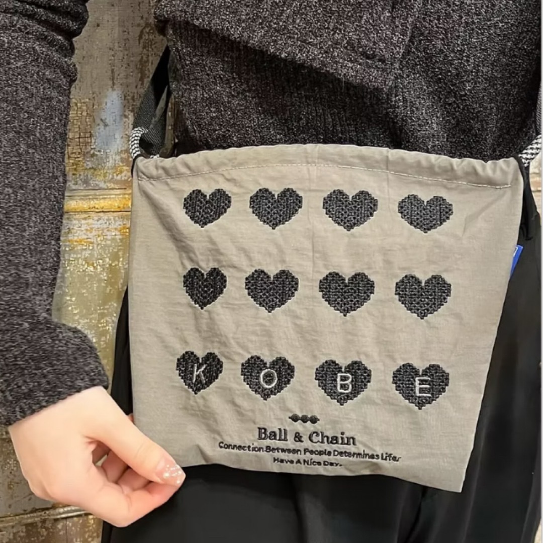 正規品 Ball&Chain 神戸限定 ハートlimited HEART グレーの通販 by
