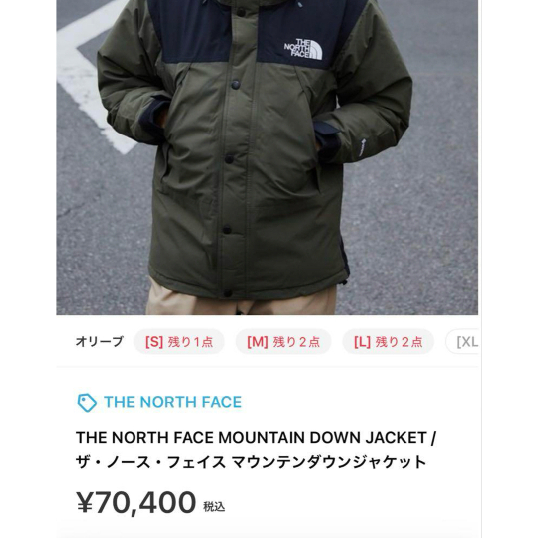 THE NORTH FACE - THE NORTH FACE マウンテンダウンジャケット