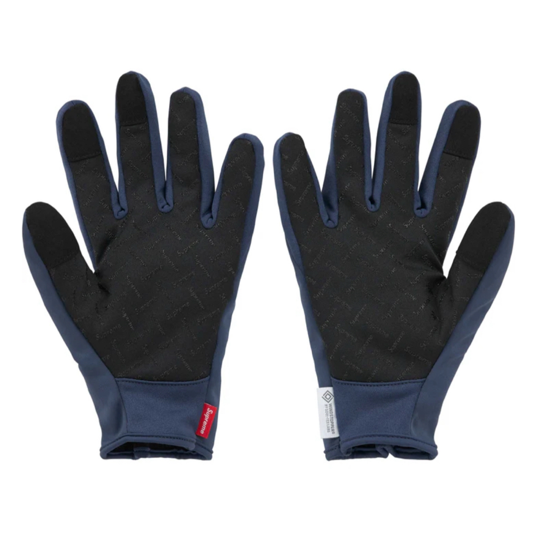 Supreme - Supreme WINDSTOPPER Zip Gloves Navy Lサイズの通販 by