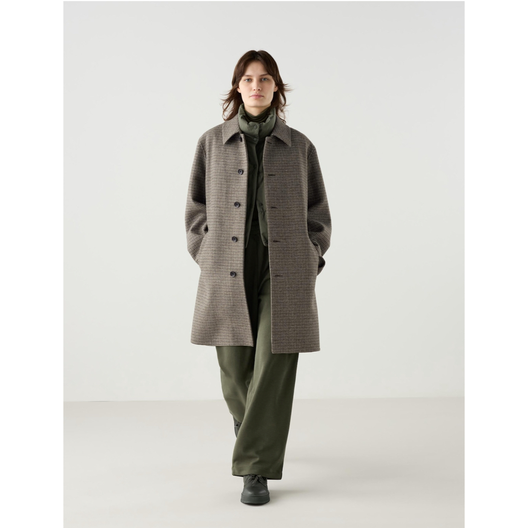 UNIQLO - UNIQLO：C ユニクロC ダブルフェイスコート ブラウン M 新品