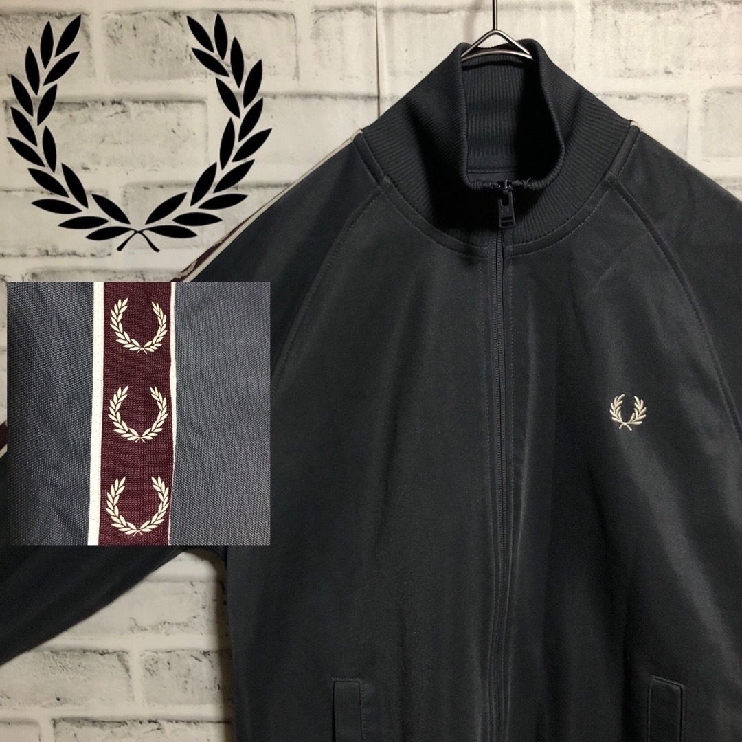 FRED PERRY - Fred Perry⭐️トラックジャケット S 刺繍テープ月桂樹