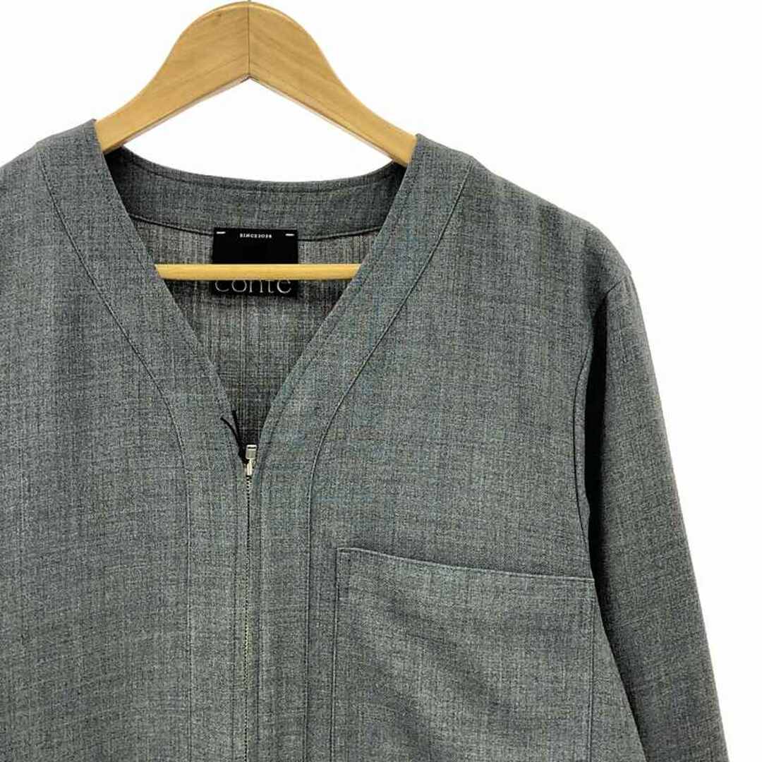 新品】 conte / コンテ | Vネック オールインワン | F | グレー