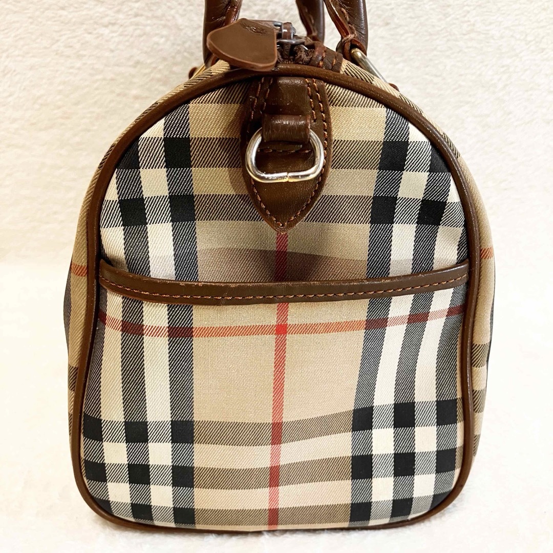 Burberry'S 2way ミニボストン シャドーホース月桂樹 ノバチェック